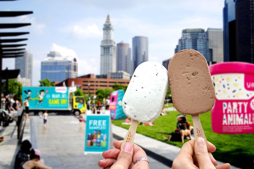 Calling all you dessert rebels - are you ready to get your game on? We've decided to throw a #Yasso block party today in celebration of Summer and our Game On! Foundation, so bring your game face and #Yasso cravings and we'll see you at @rosekennedygreenway!