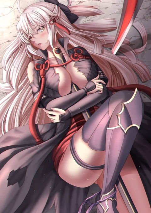 沖田ちゃん #沖田総司(オルタ) #Fate/GrandOrder #FGO https://t.co/7LJP9mXXFk 