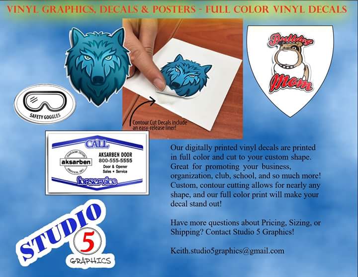 Full color, Great options and pricing!! Message me for more info or pricing on these or ANY printing products! GREAT PRICES, QUALITY &amp; SERVICE!