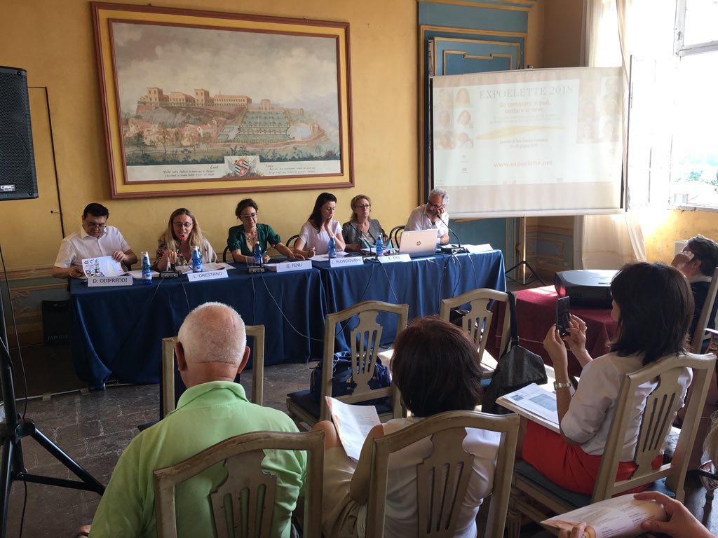 “Pensare in modo sistemico e agire in modo imprenditoriale per intercettare e rispondere ai bisogni delle comunità con interventi di #innovazione rilevante” @lauraorestano interviene a <a href="/expoelette/">Expoelette</a> sul tema #SocialInnovation #ExpoElette2018