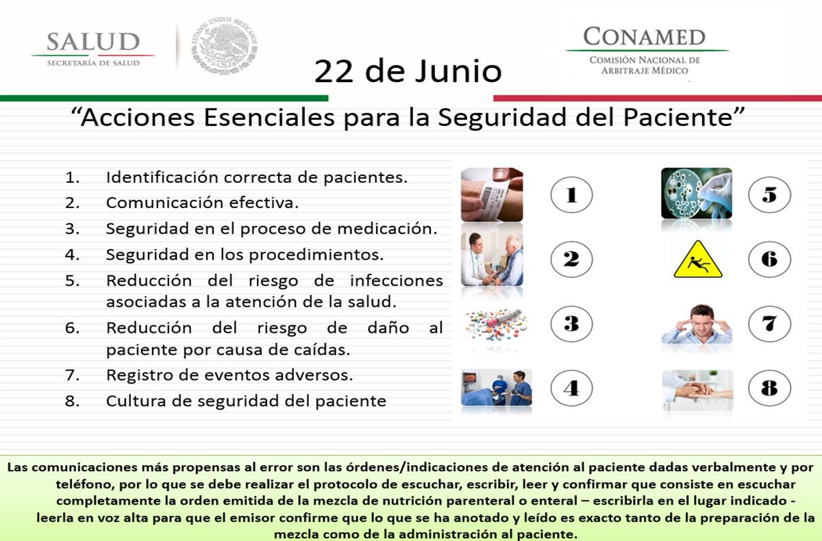 acciones esenciales para la seguridad del paciente oms