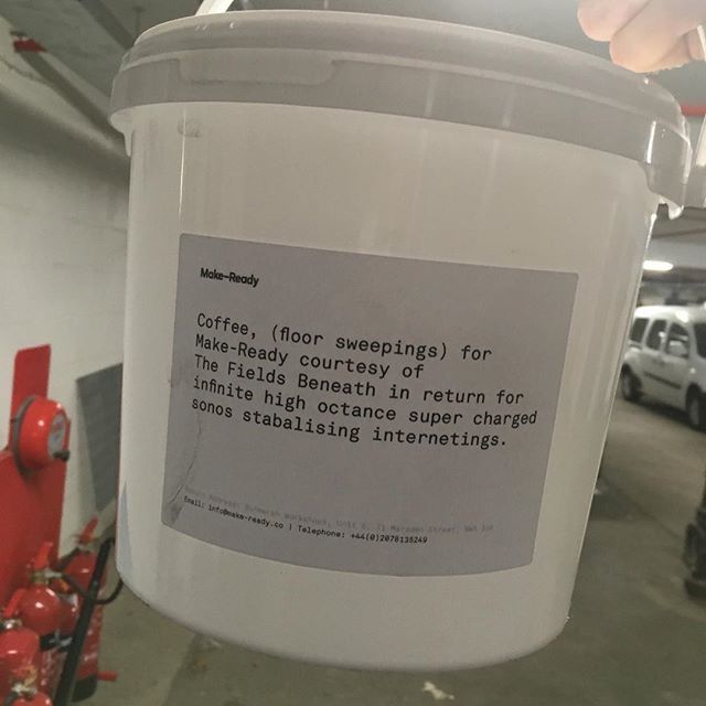 Our first wholesale customer! Sort of.
Free coffee (sometimes floor sweepings) in exchange for free internet (sometimes intermittent).
And whilst on the subject of neighbors, anyone out there need great painters and decorators, get in touch with <a href="/makerea/">Sammy Mwangi</a>… ift.tt/2KcSukE