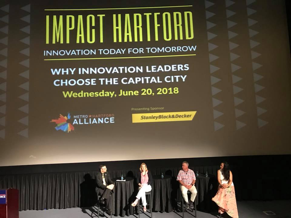 The @MetroHartford #ImpactHartford event showcased new programs designed to strengthen the #Hartford region’s #EntrepreneurialEcosystem. @UConnCCEI  @resetco_org  @StanleyBlkDeckr @Sbootcamp @techstars @upwardhartford bit.ly/IDH_ImpactHtfd