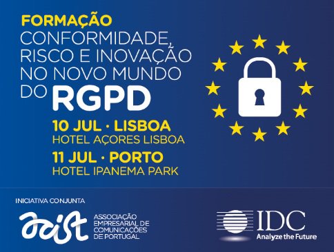 IDCPortugal's tweet image. CONFORMIDADE, RISCO E INOVAÇÃO NO NOVO MUNDO DO RGPD 
Iniciativa conjunta ACIST &amp;amp; IDC

Inclui avaliação preliminar do nível de cumprimento do RGPD da sua empresa.

Visite o site do programa em: idcdx.pt/insights/idc-p…

#IDC #ACIST #RGPD #GDPR #Risk #Compliance #Security