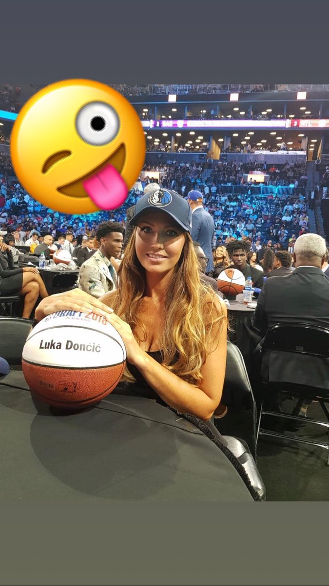 Luka Doncic's mom caught quite a bit of attention during the NBA D...