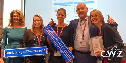 CWZNijmegen's tweet photo. 2 prijzen voor #CWZ tijdens event van topklinische opleidingsziekenhuizen gisteren! CWZ-bestuurder Gosse van der Veen is trots. 'Dit laat zien dat we echt werk maken van onze ambitie om topzorg te leveren.' https://t.co/gPh68bhG0G https://t.co/WfeAnYjspA