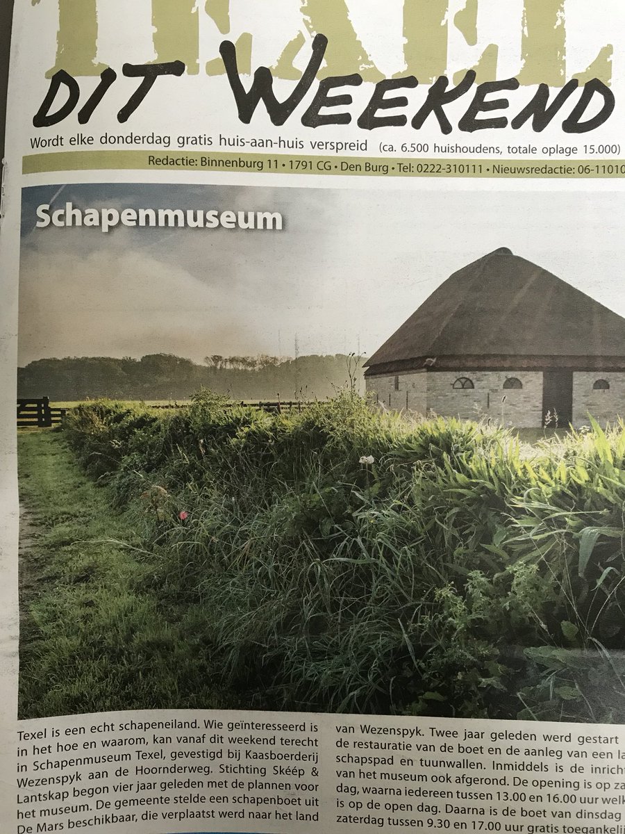 Morgen is de officiële opening.