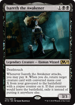 FDRHasNoFear's tweet photo. Angel of Dawn for best art in the set, Isareth for card I'm most excited to play with, and Inferno Hellion because hellion has been my low-key favorite creature type for years and it's nice to see them show up once in a while. #mtg19 https://t.co/TaVhAGpq6j