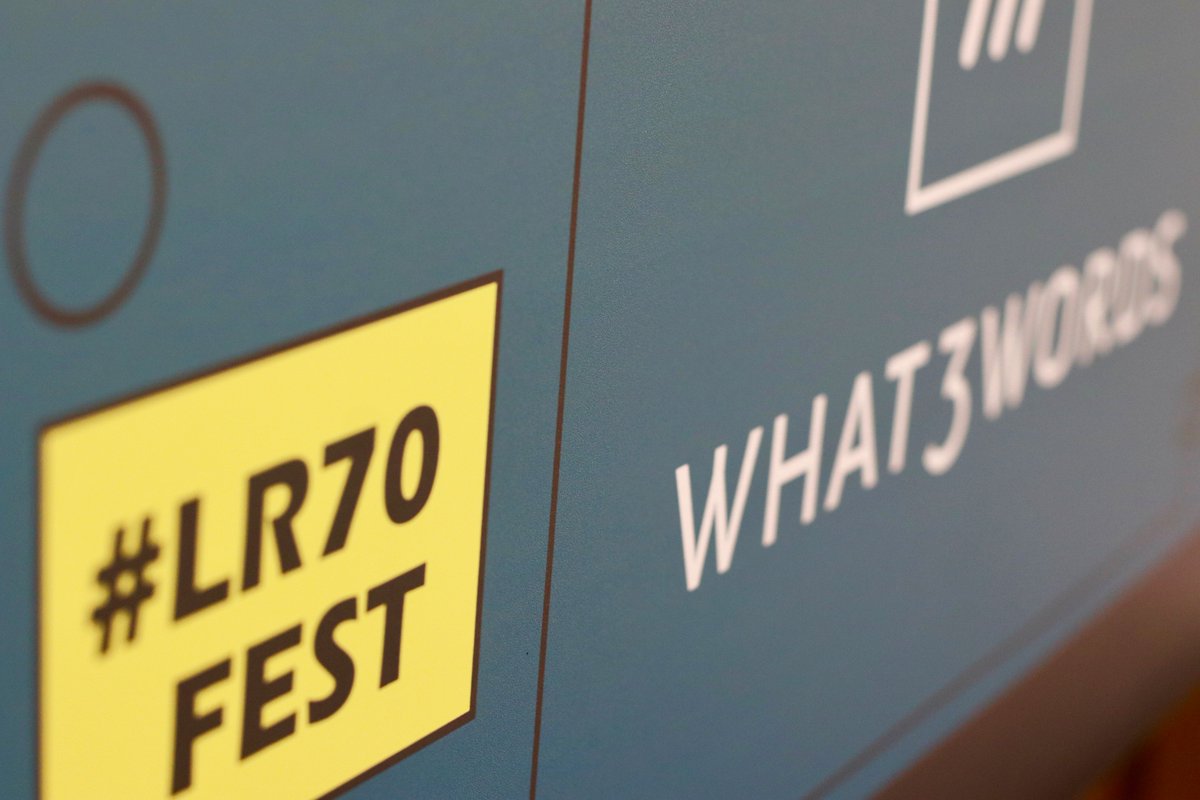 what3words up close for #LR70FEST event