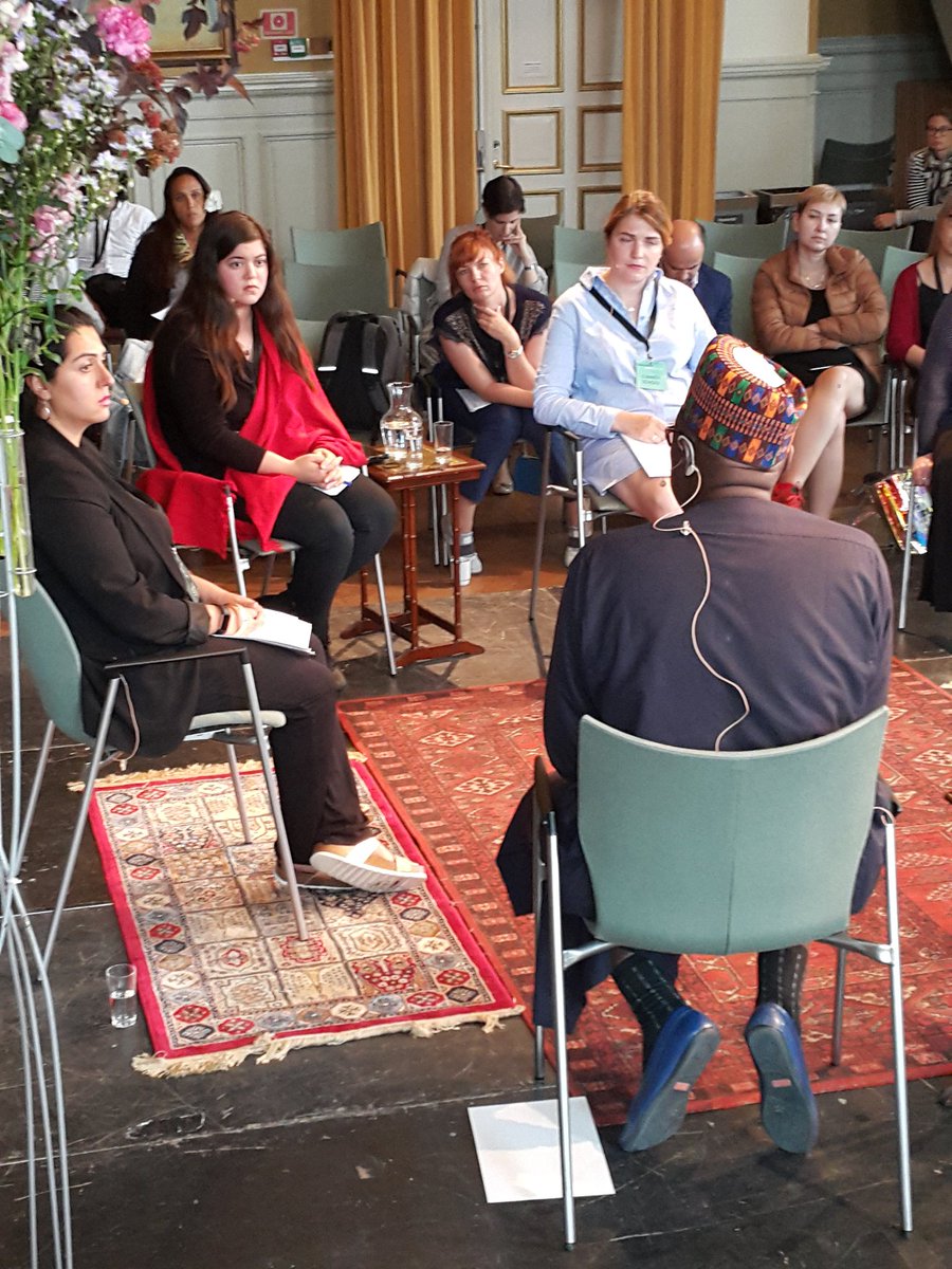 Zannah Mustapha from Nigeria: Dialogue with #BokoHaram was possible and key to achieve the liberation of the #ChibokGirls. #LDC2018 #lillehammerdialoguecity <a href="/NansenCenter/">Nansen Center for Peace and Dialogue</a>