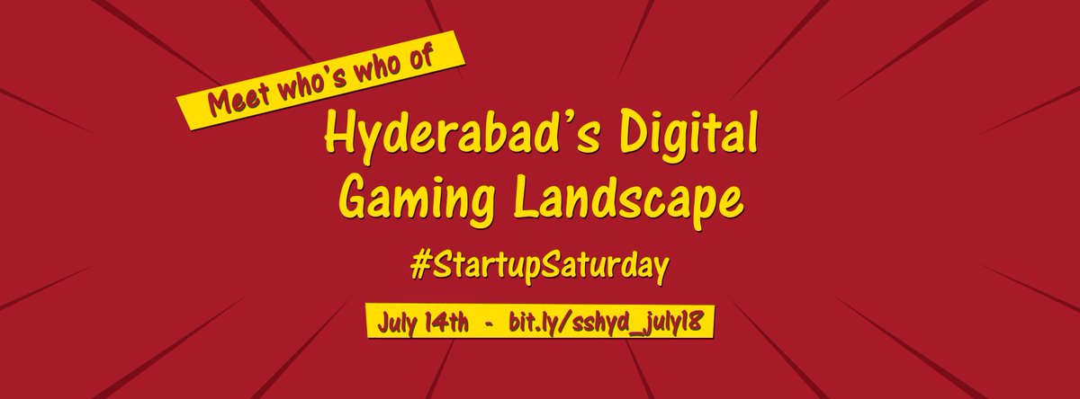 HeadstartHyd's tweet photo. Join us at #StartupSaturday July Edition at CIE, IIIT Hyderabad to know more about Hyderabad's Digital Gaming Landscape.
Details: https://t.co/HrkPyNoJAN
#Hyderabad #Startups #Headstart
#startups #startuphyderabad #startupecosystem #hyd #hydstartup #telangana #telanganastartups https://t.co/FALeCQ6Zto