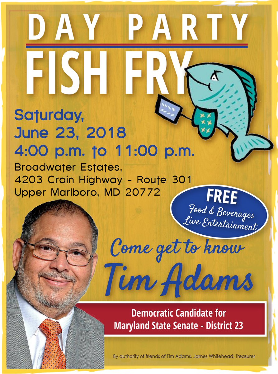 vote_timadams's tweet photo. This is a FREE event - go to Eventbrite to register at https://t.co/VgXTKcnP4W

#voteTimAdamsMD #adams4senate23 #MDpolitics #mddemocrats #pgcountypolitics #partywithpurpose https://t.co/SJF3LwTaYX