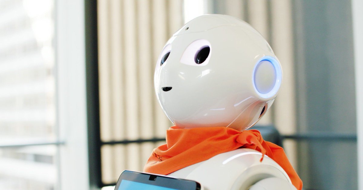 Humanizing411's tweet photo. Catching up with #Pepper, the surprisingly helpful #HumanoidRobot. https://t.co/hhM2YLPt2n Do you want to catch up with the #robot? Come over! #Robotics #Robothelp #Technology #HighTech #PepperRobot #Robotsinservice #AI #KI #DL #ML @WIRED https://t.co/8xVsmqCwyM