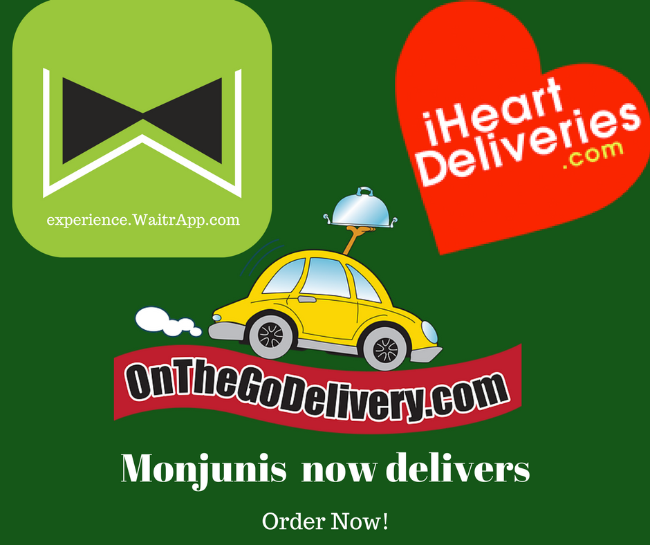 Monjunis_on_LA's tweet photo. #Great Food delivered to your doorstep! Try https://t.co/bOXFmCA85E https://t.co/IGCb2ay0lA and https://t.co/lchhv3KfrA
#MonjunisLAAve #Hometown
318-227-0847 https://t.co/lAlayleVT9