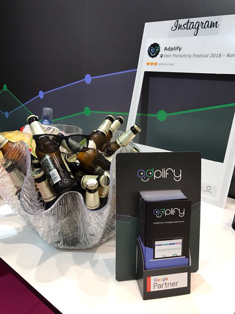 adplify's tweet photo. Aperi-Time con #Adplify! Ci trovate allo stand 42 del Web Marketing Festival 🍻😎💪🏻 @ilfestival #Wmf18 #MaiSenzaAdplify #AdWords https://t.co/RvdZ95nAI6