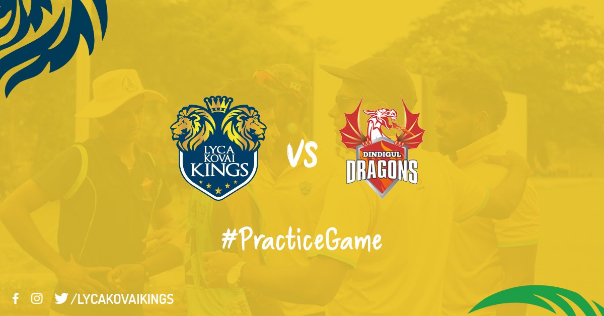 LycaKovaiKings's tweet photo. Fantastic all-round performance from our boys today as we beat @DindigulDragons in our third pre-season game at Sri Ramachandra University grounds. The Kings are on a roll indeed. 

#LycaKovaiKings #TNPL2018 #SemmaWeightu #Practice #PreSeason #TNPL3.0 #NammaOoruNammaGethu https://t.co/dG7BEXpXR7