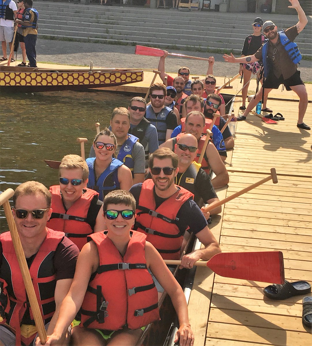 ModernNiagara's tweet photo. Ottawa Dragon Boat Weekend is HERE! Please wish our team good paddling - will we see you there at Mooney's Bay this weekend?  @ottdragonboat #teamwork #onemodern #workhere https://t.co/ebG0Dq6u3S