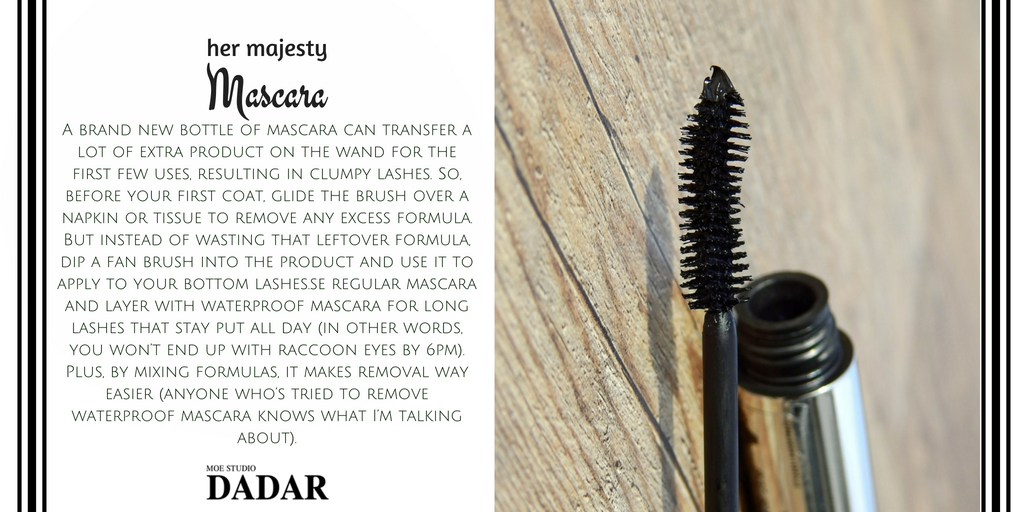 AlexandarDadar's tweet photo. ☝ Advice for brand new #mascara: Before your first coat, glide the brush over a napkin or tissue to remove any excess formula. 🤗
#makeup #alexandardadar https://t.co/7vpIixHJNc