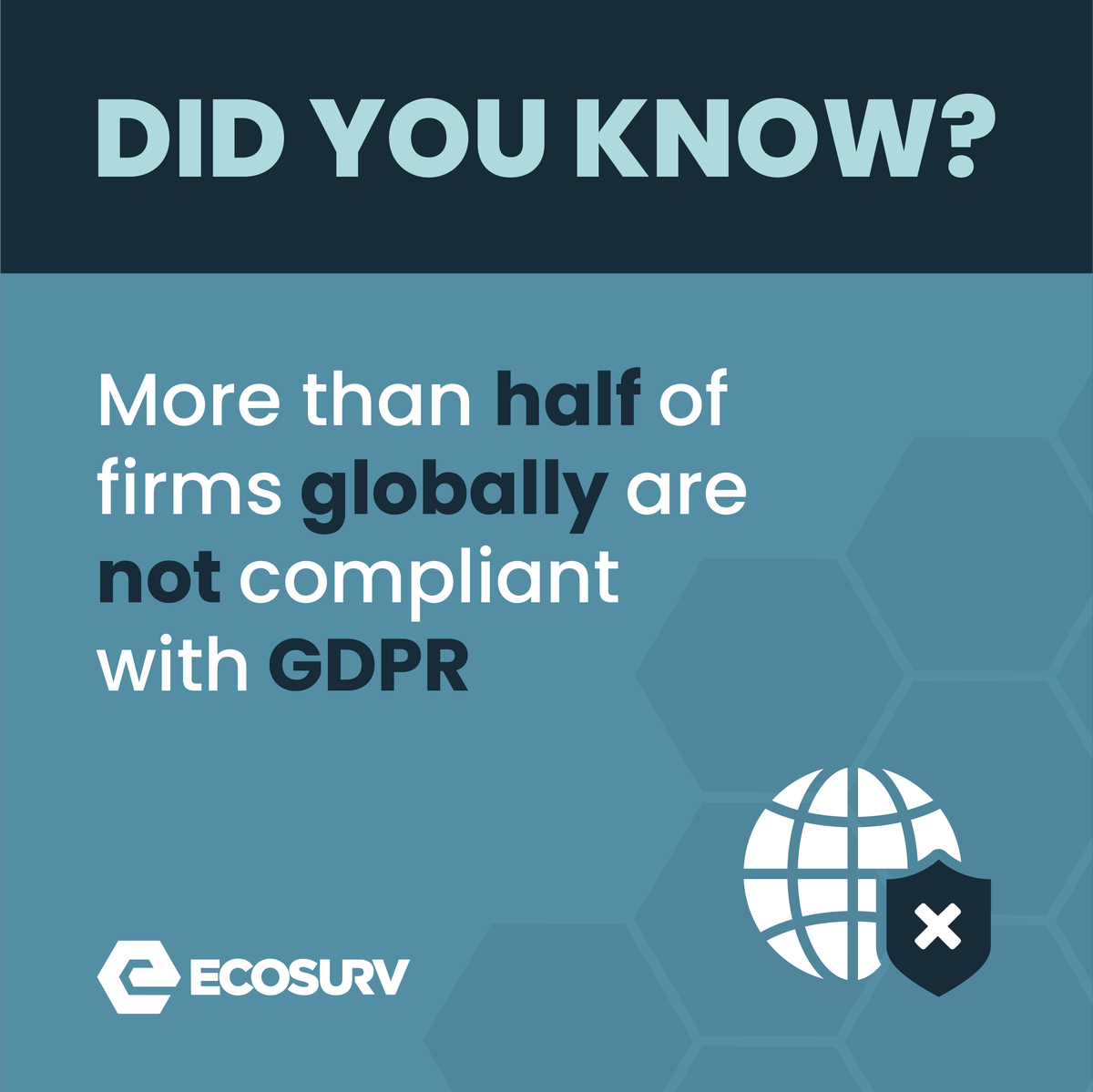 eco_surv's tweet photo. Are you still concerned about GDPR? ECO Surv is here to help…
Speak to us today about how we can support you. Call us on 0161 960 0100, email hello@eco-surv.co.uk or send us a private message on social media.

#GDPR #GDPRCompliant #DataProtection https://t.co/osBlWqx9JG