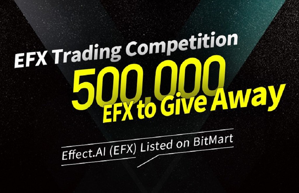 BitMartExchange's tweet image. Win up to 100,000 EFX in our EFX Trading Competition! By trading EFX you will automatically be enrolled in both our 400,000 EFX Trading Contest and our 100,000 EFX Trading Lottery!

Details: goo.gl/sqJvHV 

#BitMart $BMX #EffectAI $EFX #TradingCompetition #Crypto
