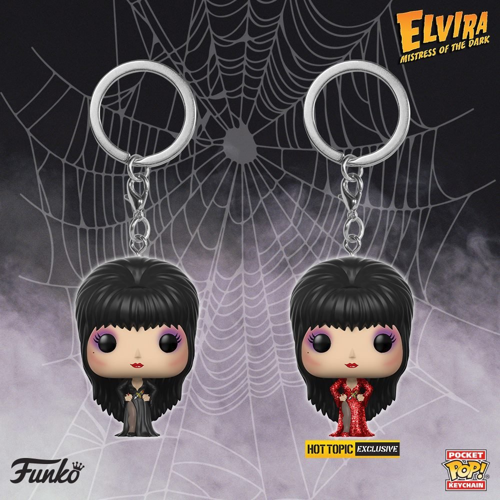 elvira funko pop keychain