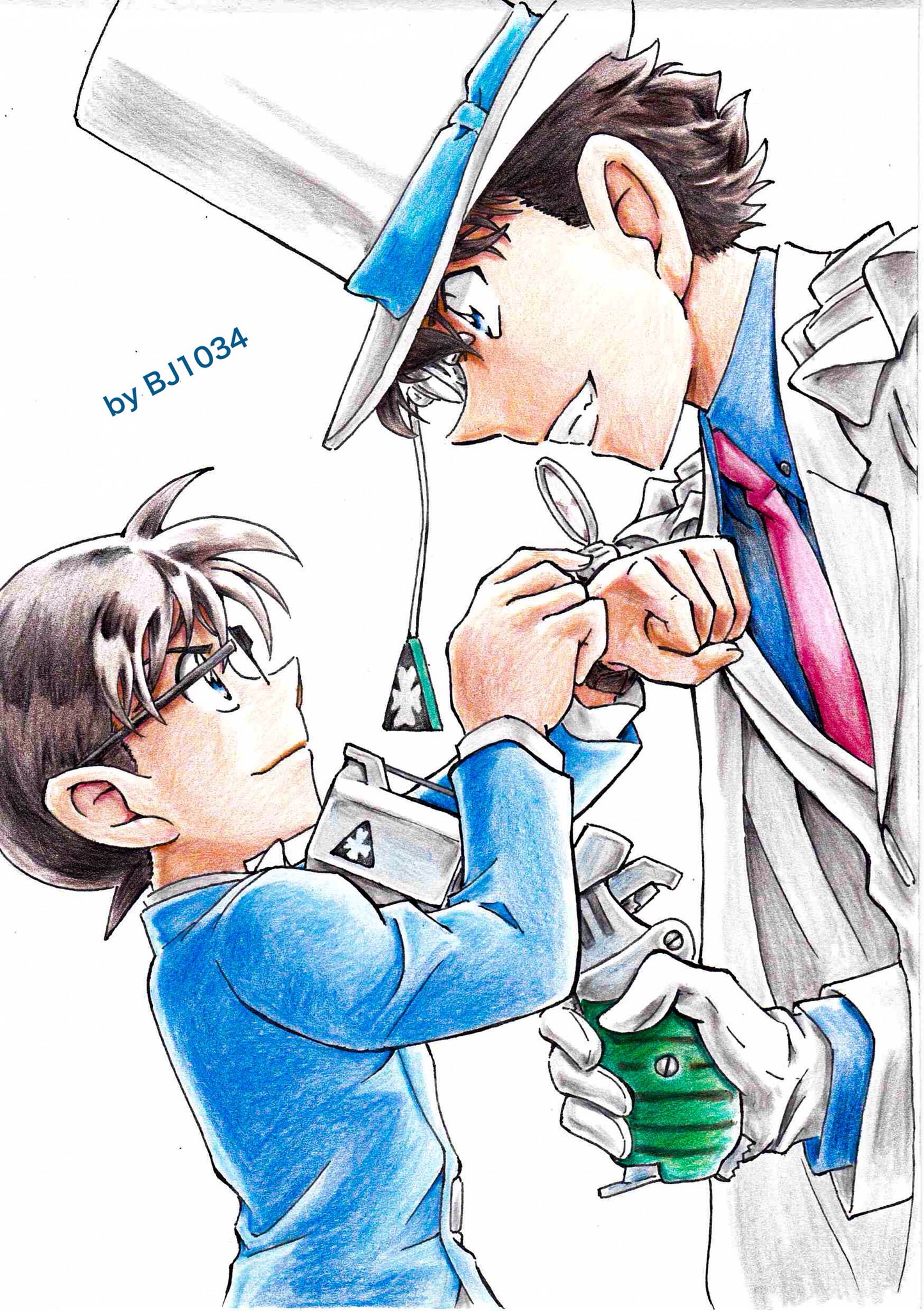 4年保証 名探偵コナン 怪盗キッド 青山剛昌 イラスト キャラクターグッズ おもちゃ 72 019 Eur Artec Fr