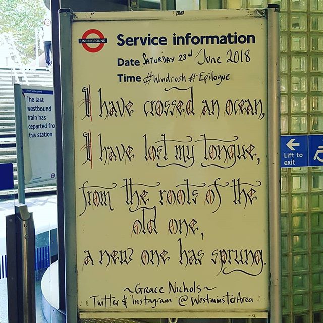 ThoughtsOfAngel's tweet photo. I have crossed an ocean, I have lost my tongue from the root of the old one a new one has sprung. #Poems #TheFatBlackWomansPoems #Renew #Windrush #GraceNichols #Thoughtsofangel @WestminsterArea https://t.co/L7iAiSHnE6 https://t.co/HYlDz99eQw