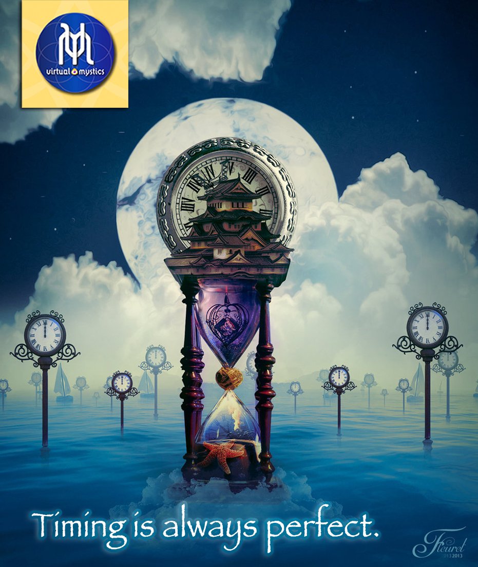 VirtualMystics's tweet photo. It may not seem so, but timing is always perfect. #VirtualMystics #SeekGuidance #Intuition #healthy #Assistance #DivineGuidance #inspiration #psychic #intuitivecounselor #tarot #lenormand #energywork #trustourguidance #motivation #lifeaffirming #instagood #blessed https://t.co/c3buJoz5ld