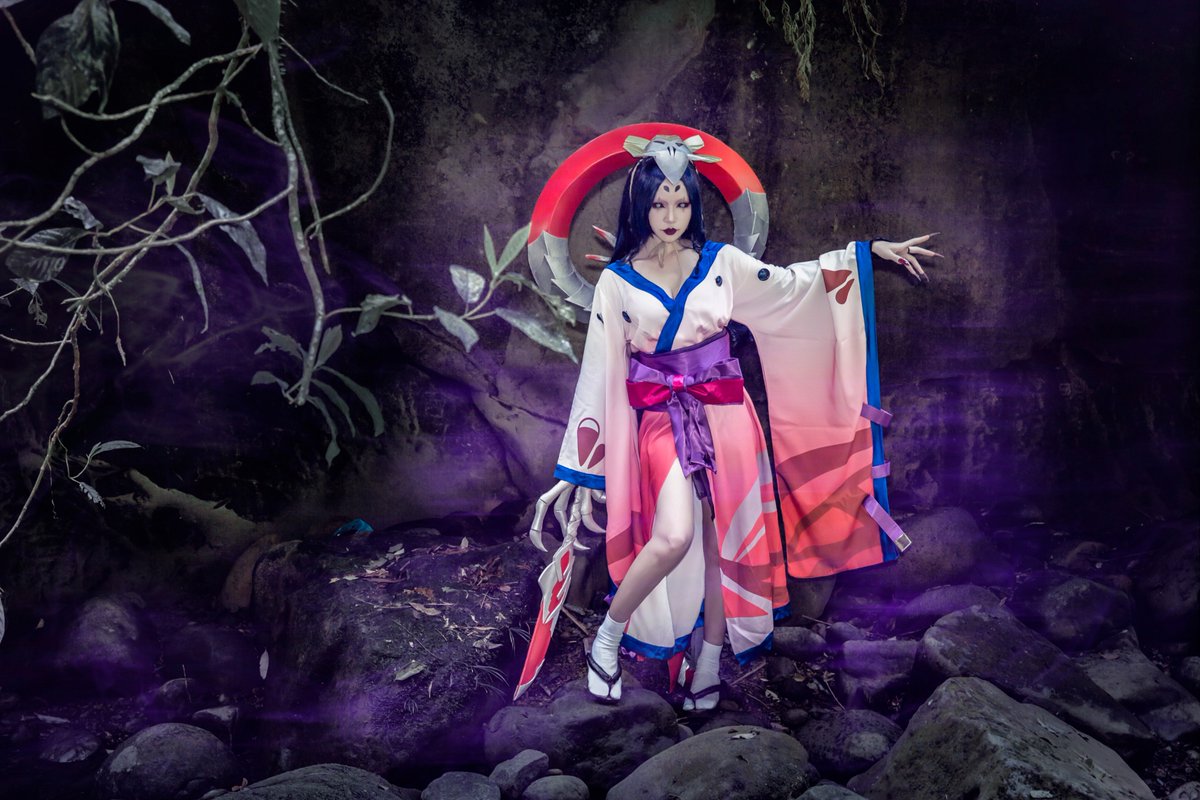 Chi Hsiao 陰陽師 骨女覺醒ver 悸 Chi Photo Thx 糯米瞳畫 陰陽師 おんみょうじ Onmyoji 骨女 Cosplay