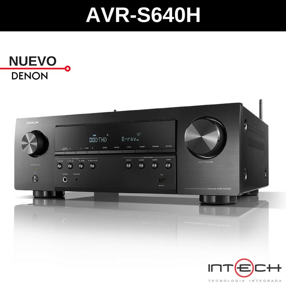INTECH on Twitter "El DENON AVRS640H de 5.2 canales cuenta con dolby