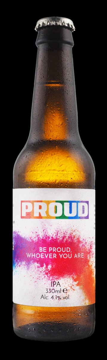 JamieMusical's tweet photo. We are PROUD to be breaking down stereotypes! Grab the UK’s first queer beer at our bar from this evening! Every time you choose @ProudBeerUK , there is a direct contribution made to @LGBTfdn , @THTorguk + @DiversityRM ! Be proud, whoever you are! ❤️🧡💛💚💙💜 #JamieLondon https://t.co/Jb3G4P4Mnj