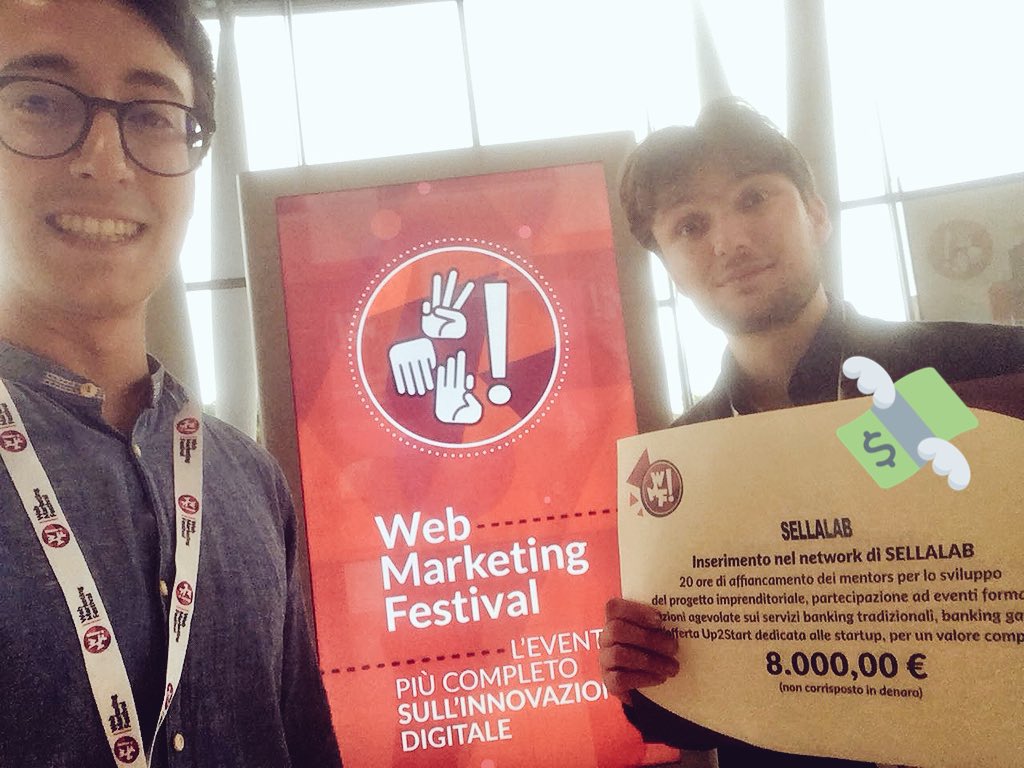 InTimeLink's tweet image. WOW! Felicissimi per l’assegnazione del Premio da @sellalab! 🌟Sempre più #mobilepayments! Lo sentite il #cashless che bussa? 💸