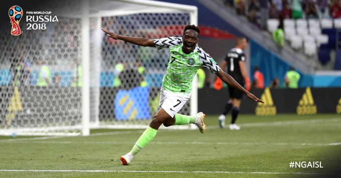 WM 2018 Nigeria T-Shirt Trikot Name Nummer Mini WM 