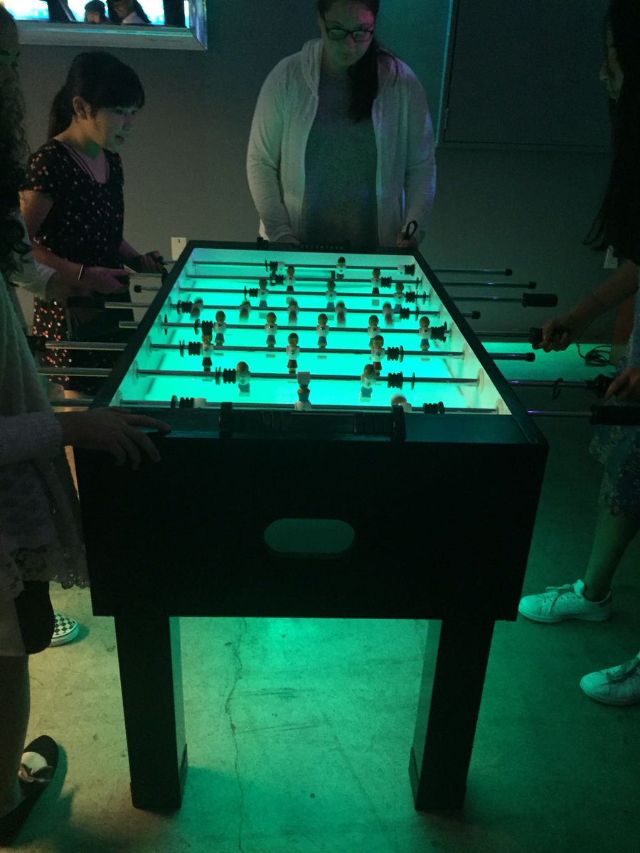 A nice game set up featuring our Glow LED foosball and Air Hockey Table.
-
We are a party rental service located in Los Angeles, call or message us for rental prices
#PartiesByGems #EventRentals #Parties #Weddings #Birthdays #WorldCup #Mundial #Foosball #Fifa #AirHockey #Arcades