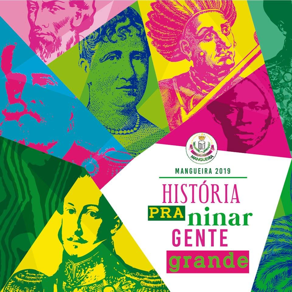 "História pra ninar gente grande" é o enredo da Estação Primeira de Mangueira para o carnaval de 2019. O tema de Leandro Vieira propõe contar o “lado B” da história do Brasil ao trazer figuras que deveriam estar nos livros, mas que foram deixados no anonimato. #CarnavalShow