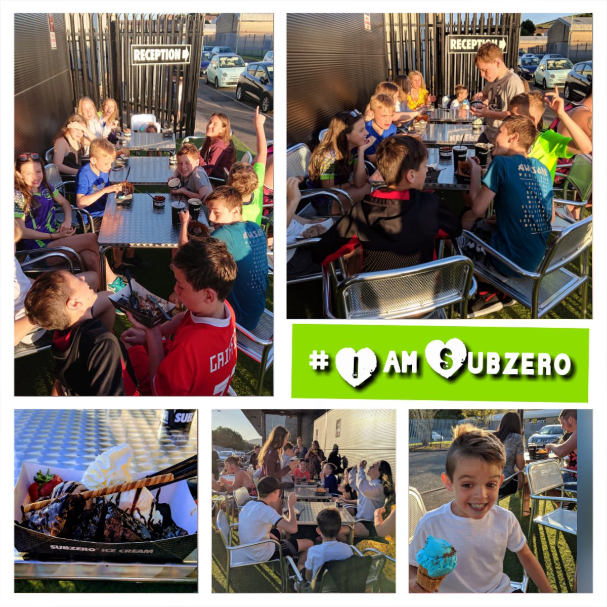 RCTSwimSquad's tweet photo. P3 socialising and eating ice cream tonight in the sunshine at @iamsubzero
🍨🍦😎 #yumyum #fullbellies #Iamsubzero https://t.co/lstwCk2TuU