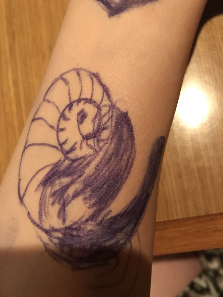 Orphan Black on X: "RT @PinkHeartbeaty: Failed attempt to draw Cosima's tattoo on my girfriend's arm ... while fairly drunk ! So sorry ! Love you! So much ! We…" / X