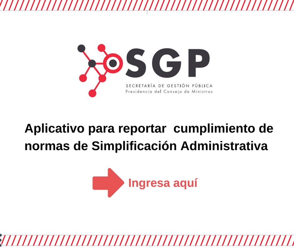 #ATENCIÓN Entidades públicas: La SGP - PCM pone a su disposición el aplicativo web para presentar el Reporte de Cumplimiento de las normas de Simplificación Administrativa. #OJO El plazo vence el sábado 30/06 ⤵️yachay.pcm.gob.pe/cumplimiento/v…