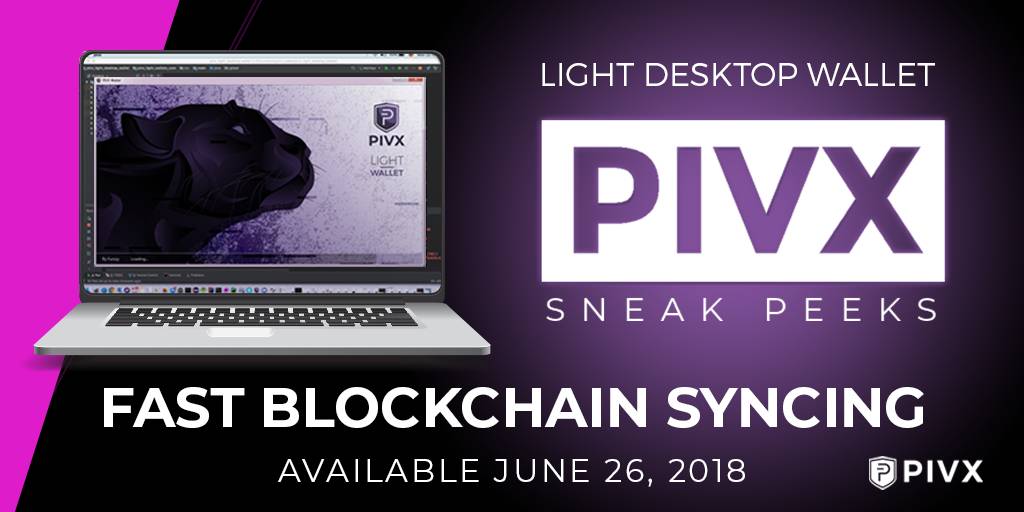 _PIVX's tweet photo. PIVX Light Wallet - Live Tuesday, June 26th.

Send and receive PIV without having to worry about syncing the entire PIVX blockchain. 

One of many features in the first PIVX Light Wallet.

#PIVX $PIVX #Crypto #CryptoCurrency https://t.co/OjDQjuXlym