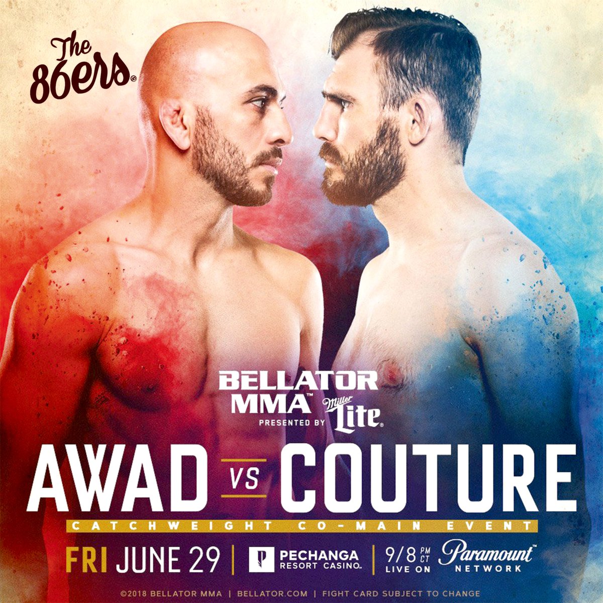 the86ers_brand's tweet photo. Is your #86ers gear in the mail? What are you waiting for? #saadawad takes on #ryancouture in 1 week!
https://t.co/HGXGge7beZ
#pechangaresort #bellatormma #bellator #inittowinit #the86erslifestyle #apparel #clothing #clothingthatspeaks @SAADMMA @RyanDCouture  @BellatorMMA https://t.co/VNyho0EXLa