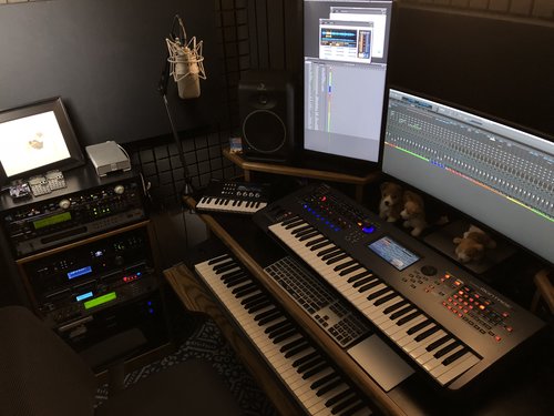 @UAudio @jimdaneker I'm a composer! And I want to move people with video game music scores. If we could further/easily manage what plugins populate in our DAW that would be fantastic. Also I dare you to make a small UA-tied-in transport control thing! Here's part of my rig #UAfanphoto