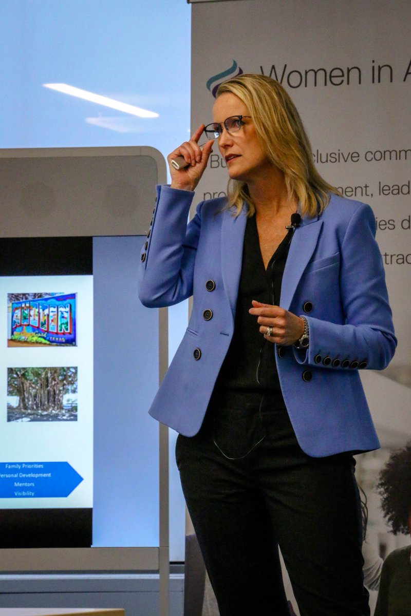 Ahead's tweet photo. We were honored to have @HedlundSheri of @DellEMC speak at AHEAD's very first #WomenInTech event. Cheers to everyone who attended and stay tuned for the next event! Learn more about Sheri here: https://t.co/7jzJLgLeMj. #WomenInSTEM https://t.co/DWAsruez97
