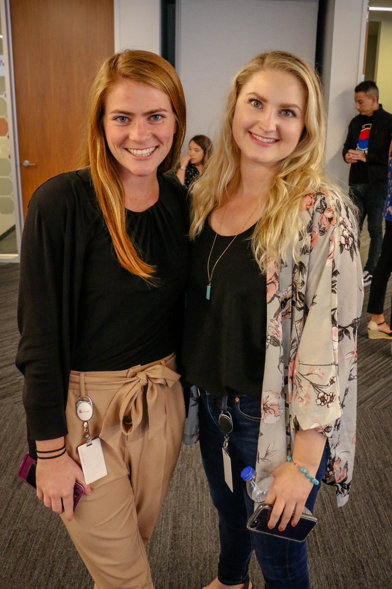 Ahead's tweet photo. We were honored to have @HedlundSheri of @DellEMC speak at AHEAD's very first #WomenInTech event. Cheers to everyone who attended and stay tuned for the next event! Learn more about Sheri here: https://t.co/7jzJLgLeMj. #WomenInSTEM https://t.co/DWAsruez97