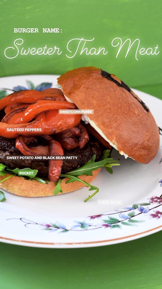 Here are our vegetarian AND vegan burgers. Check out the “Burgers” story highlights to see what’s in them! 🌱