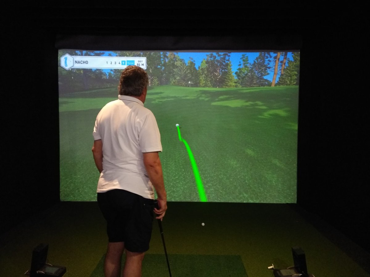 GallaeciaB's tweet photo. Getting the final bit of preparation in @GallaeciaB before appearance @carnoustiegolf in a few weeks @ForesightEurope #dreaming #gcquad #golf #indoorgolfpro https://t.co/IFEWwN4nnH