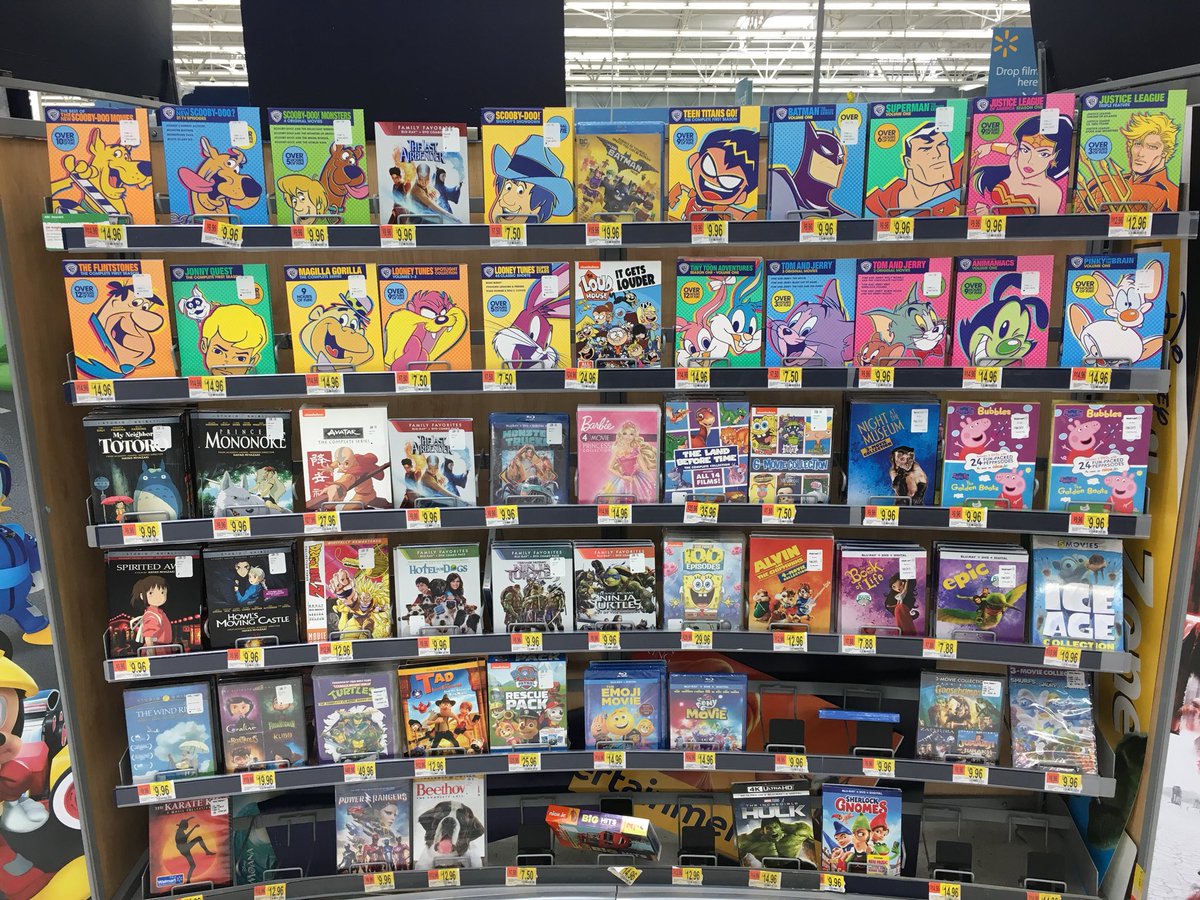 Cereal At Midnight on Twitter: "@IceSeason101 Aright, ran into a different  Walmart to check their display out. Some titles appear to be out of stock  and other DVDs have been put in