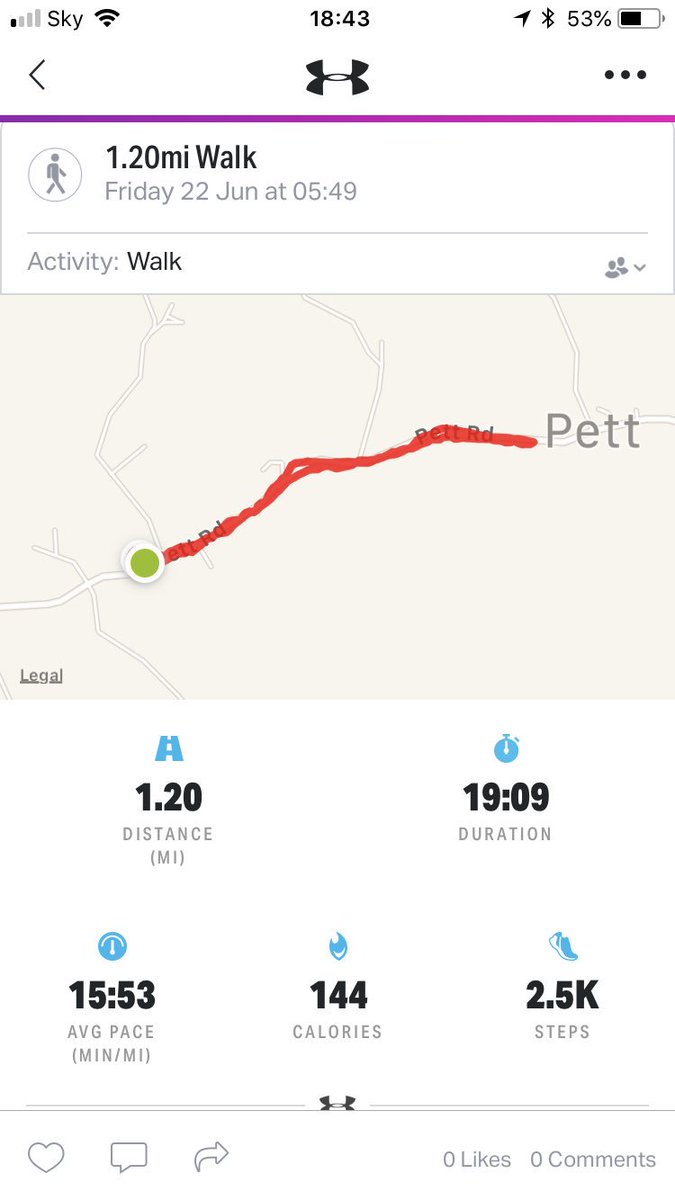 JoannaBarry8's tweet image. Today’s walk, early this morning only 1.2 miles done today, but looking forward to walking with @FarrSue01 and Amy from @WeAreSRUK  on Sunday #knowscleroderma #SclerodermaAwarenessMonth
