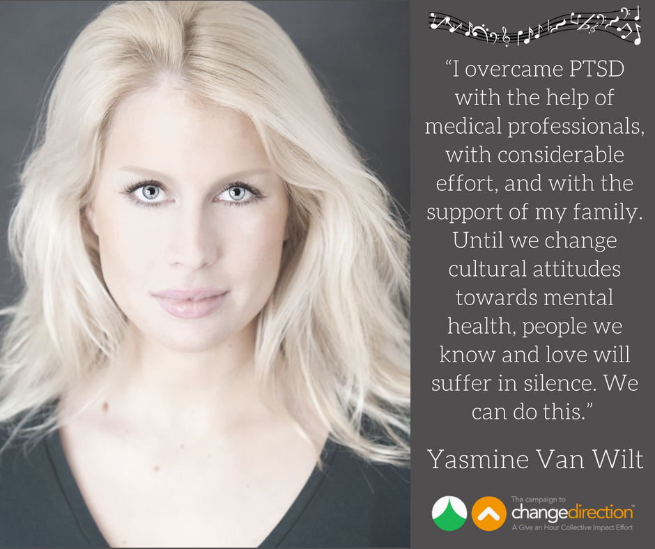 giveanhour's tweet photo. "Until we change cultural attitudes towards mental health, people we know and love will suffer in silence." @YasmineVanWilt One of our Music Changes Direction partners, an initiative of the Campaign to Change Direction. Learn more at https://t.co/7RLwEZLw9P. #changementalhealth https://t.co/vOk5CHYV3X