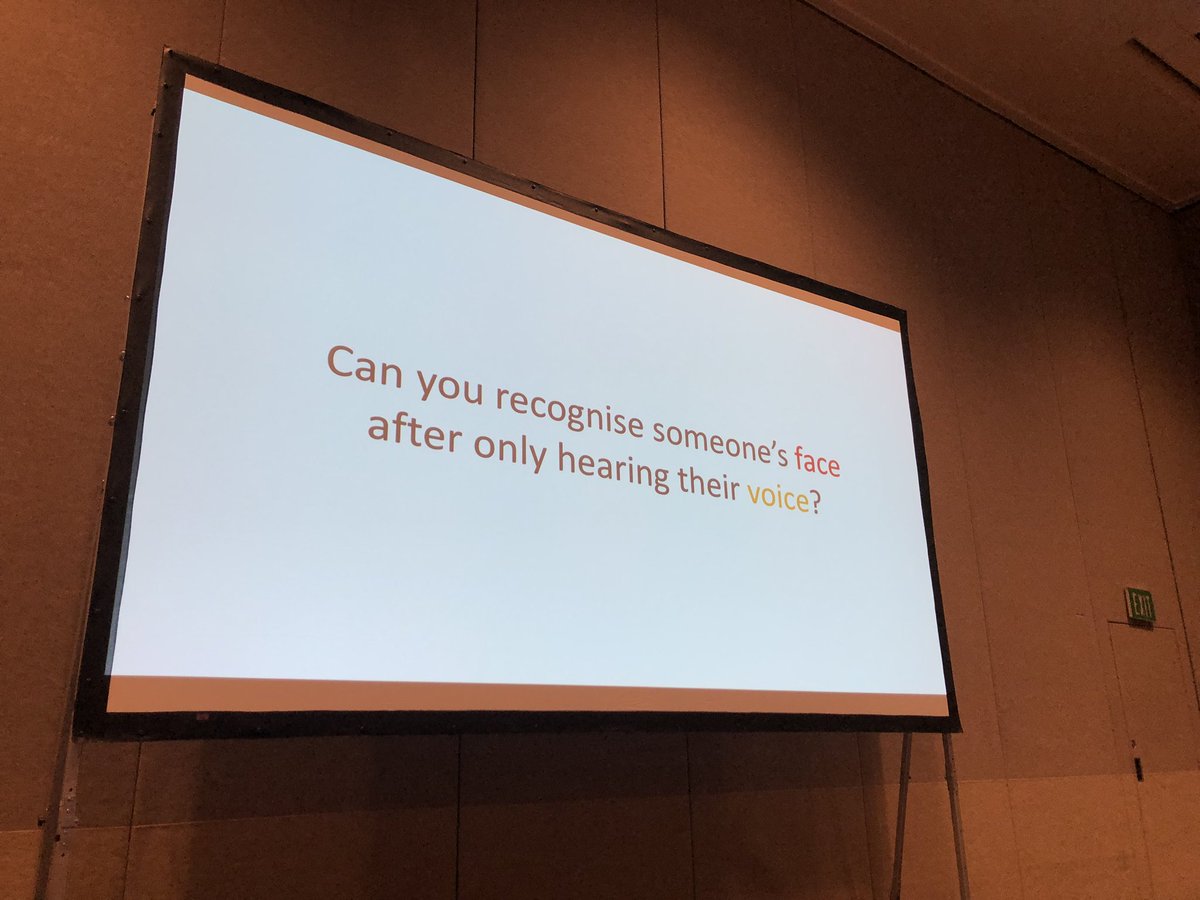 adri_romsor's tweet photo. Arsha Nagrani from @UniofOxford presenting her work on cross-modal embeddings at #WiCV18 #CVPR18 https://t.co/SO6IFtFnvE