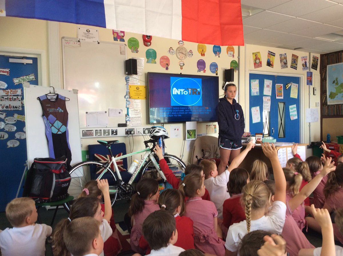 Went into alverton school today promoting triathlons for more people to get into sport.<a href="/INTOTRI_events/">INTOTRI</a> you will have allot of people at the Penzance triathlon